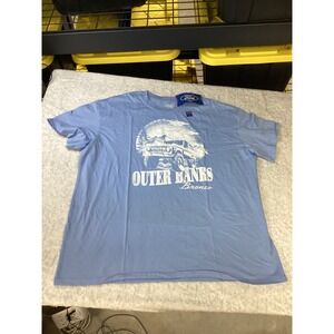 Ford Outer Banks Bronco Graphic T-Shirt Blue XXL New 16478 Short Sleeve Cotton